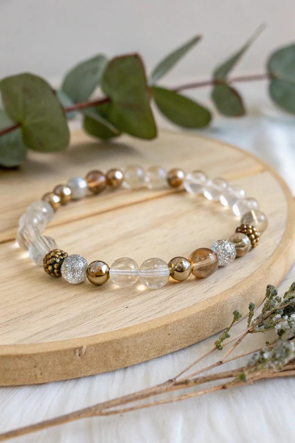 Refine your evening presentation with a trace of metallic gleam and understated elegance.