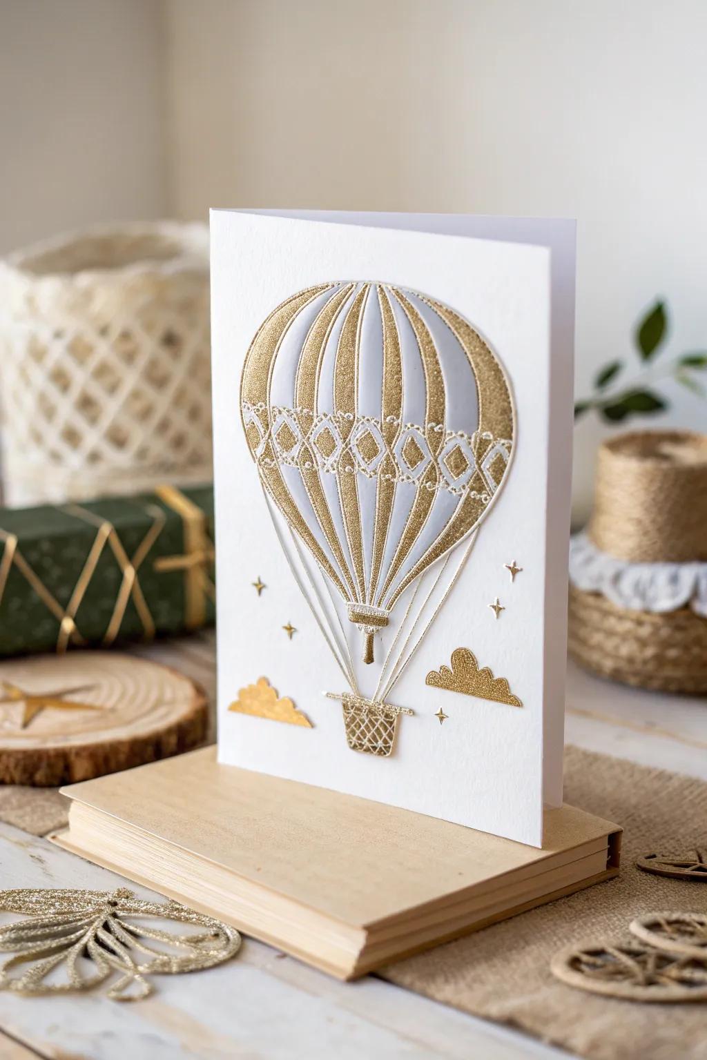 With elegant metallic accents, you can add a luxurious touch to your card game that blends simple elegance with hand-made beauty.