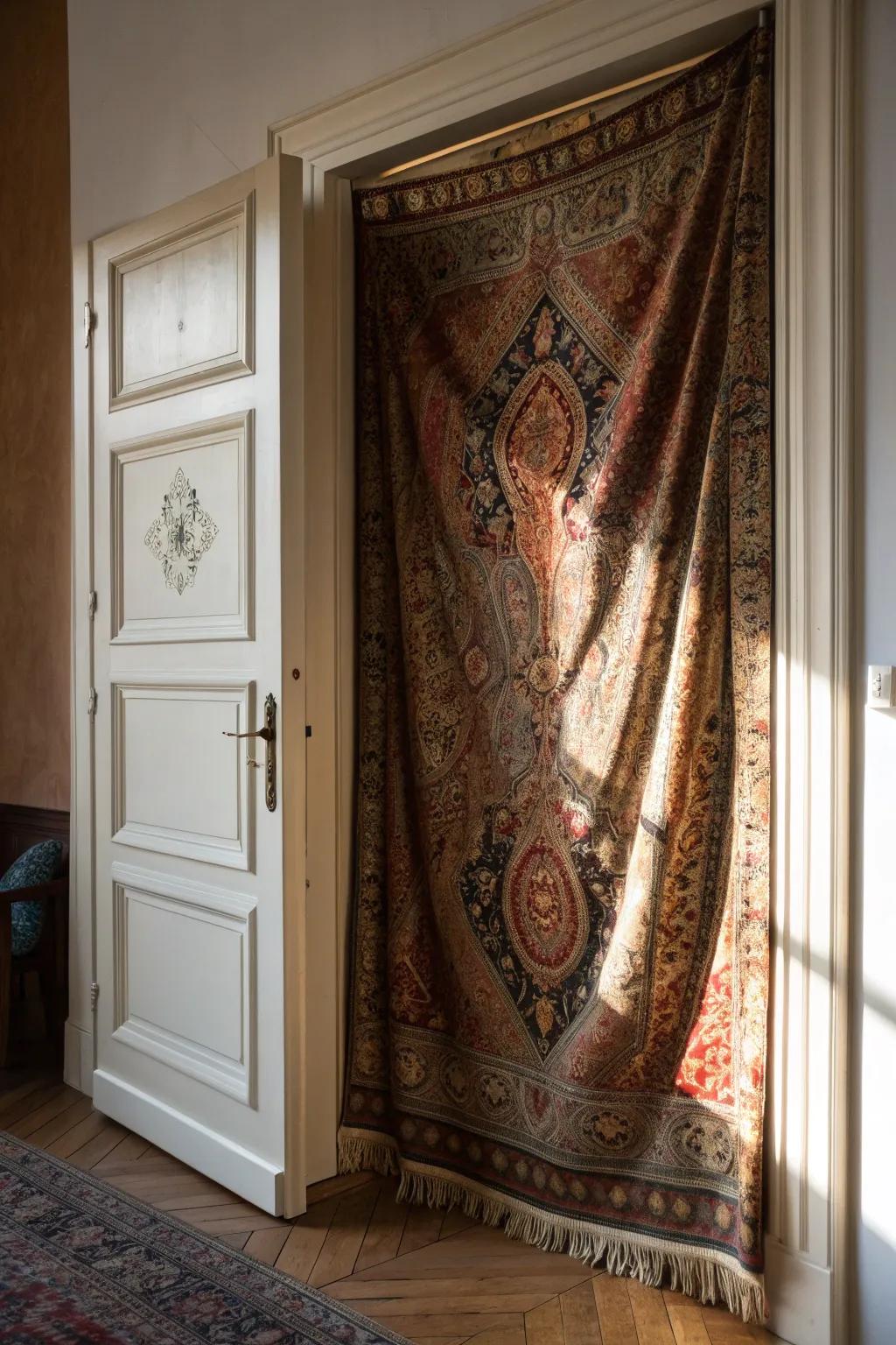 Uncover the skill of concealment through a tapestry that transforms your area, providing warmth and enigma.