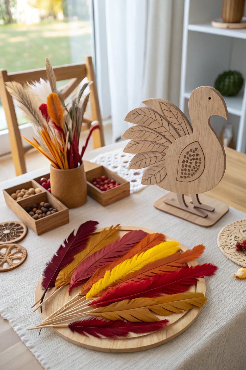 Delight the artistry of playful learning with the Turkey Plume Arranging diversion, simplicity satisfies imagination exquisitely.