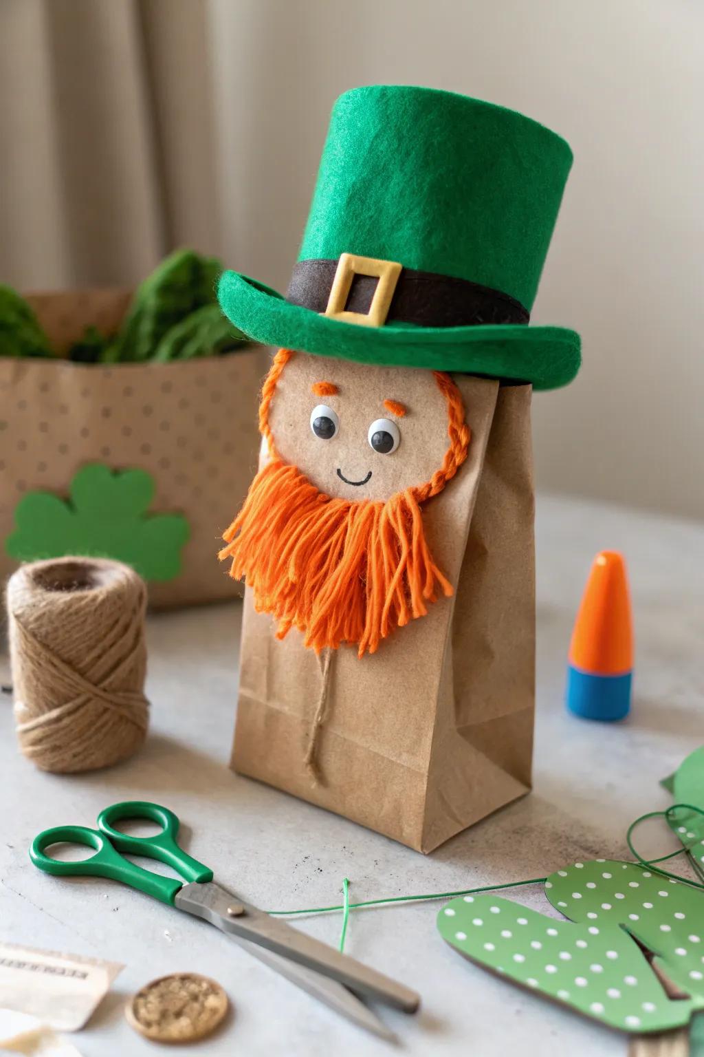 Artisanal jubilation: A captivating shamrock effigy primed for whimsical sagas.