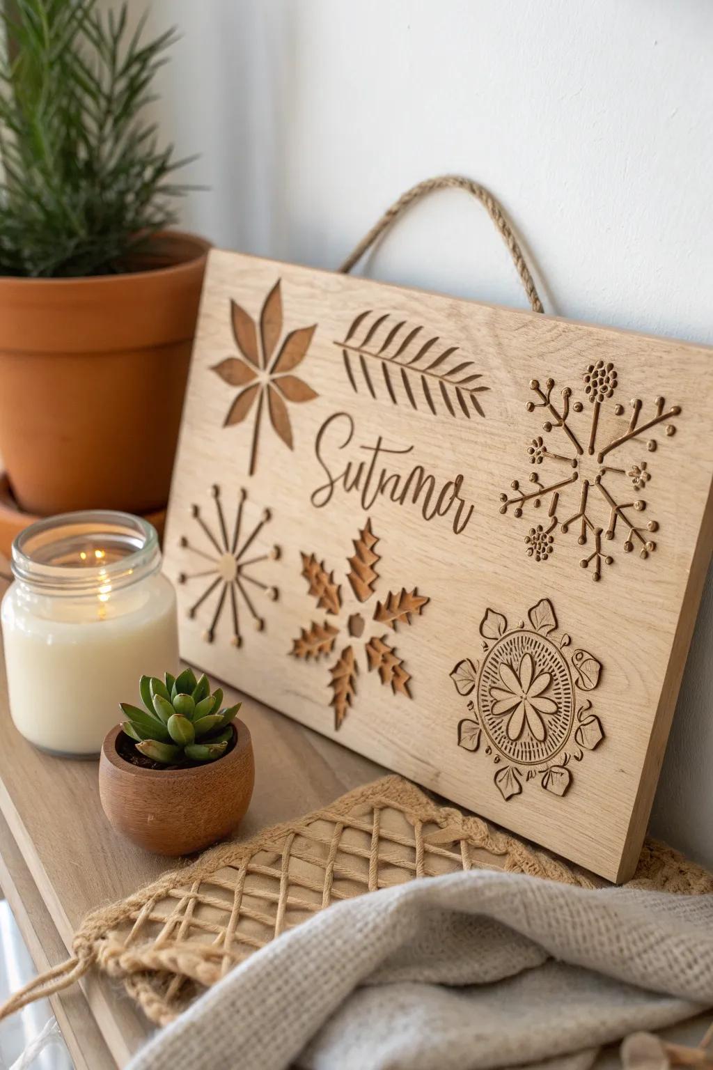 Celebrate every season with a bespoke name marker that brings a touch of artisan beauty to your home.