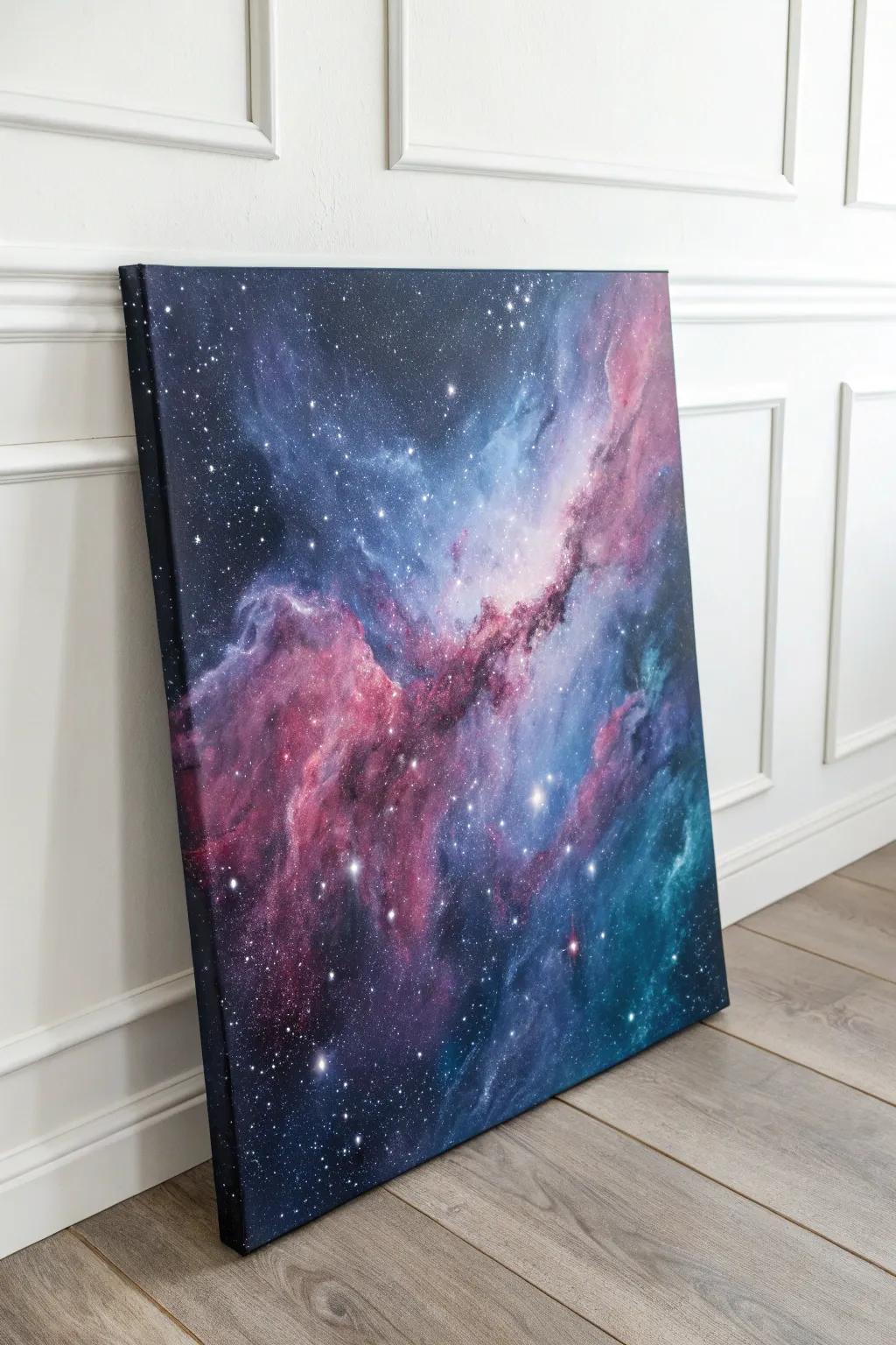 Plunge into the depths of the universe with this stunning nebula image, where simplicity encounters cosmic magnificence.