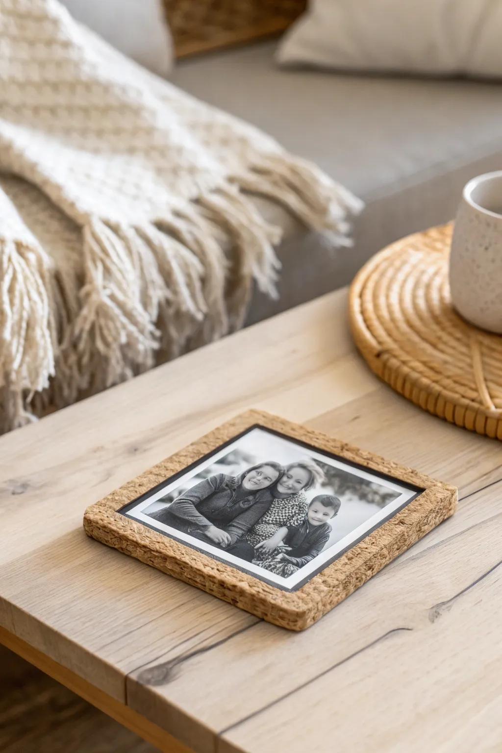 Transform moments into artistry with individualized picture coasters—where practicality converges with minimalist elegance.