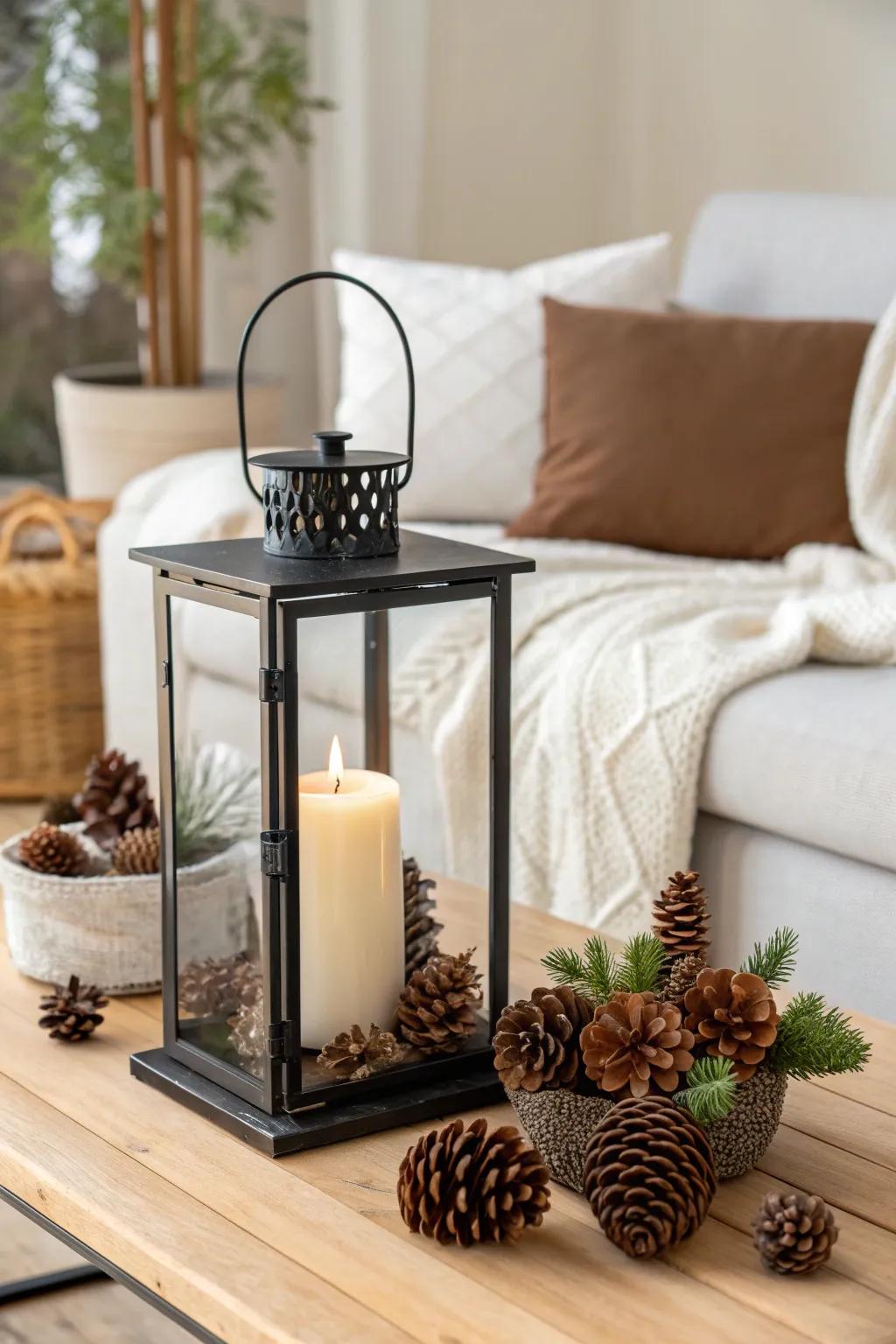 Illuminate your area through the warm, rustic charm of a pinecone illumination. Suited for snug autumnal evenings.