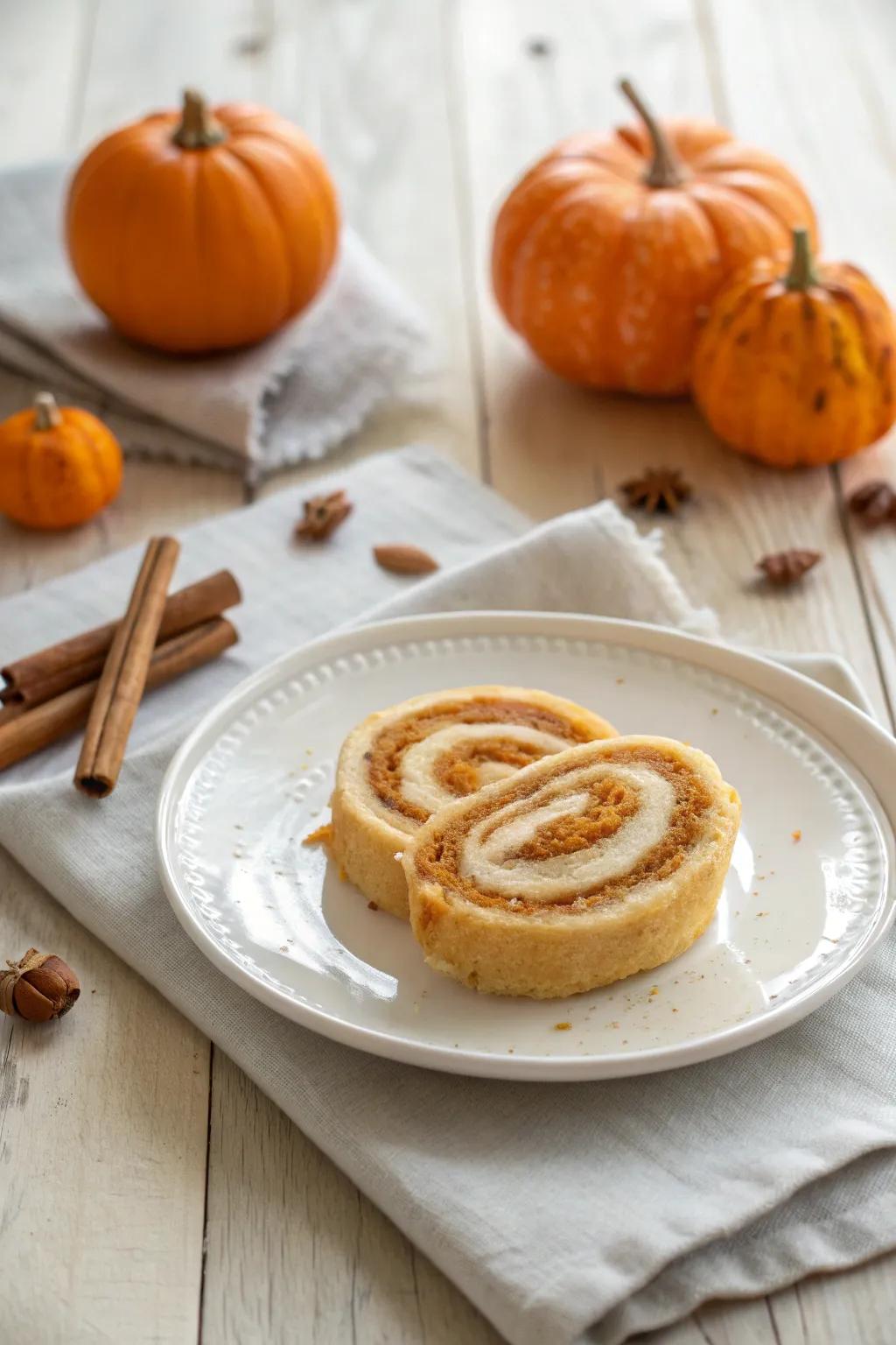 Savor the season with a flawless swirl of winter squash spice delight. 🍂✨ #FallTaste #MinimalistBites