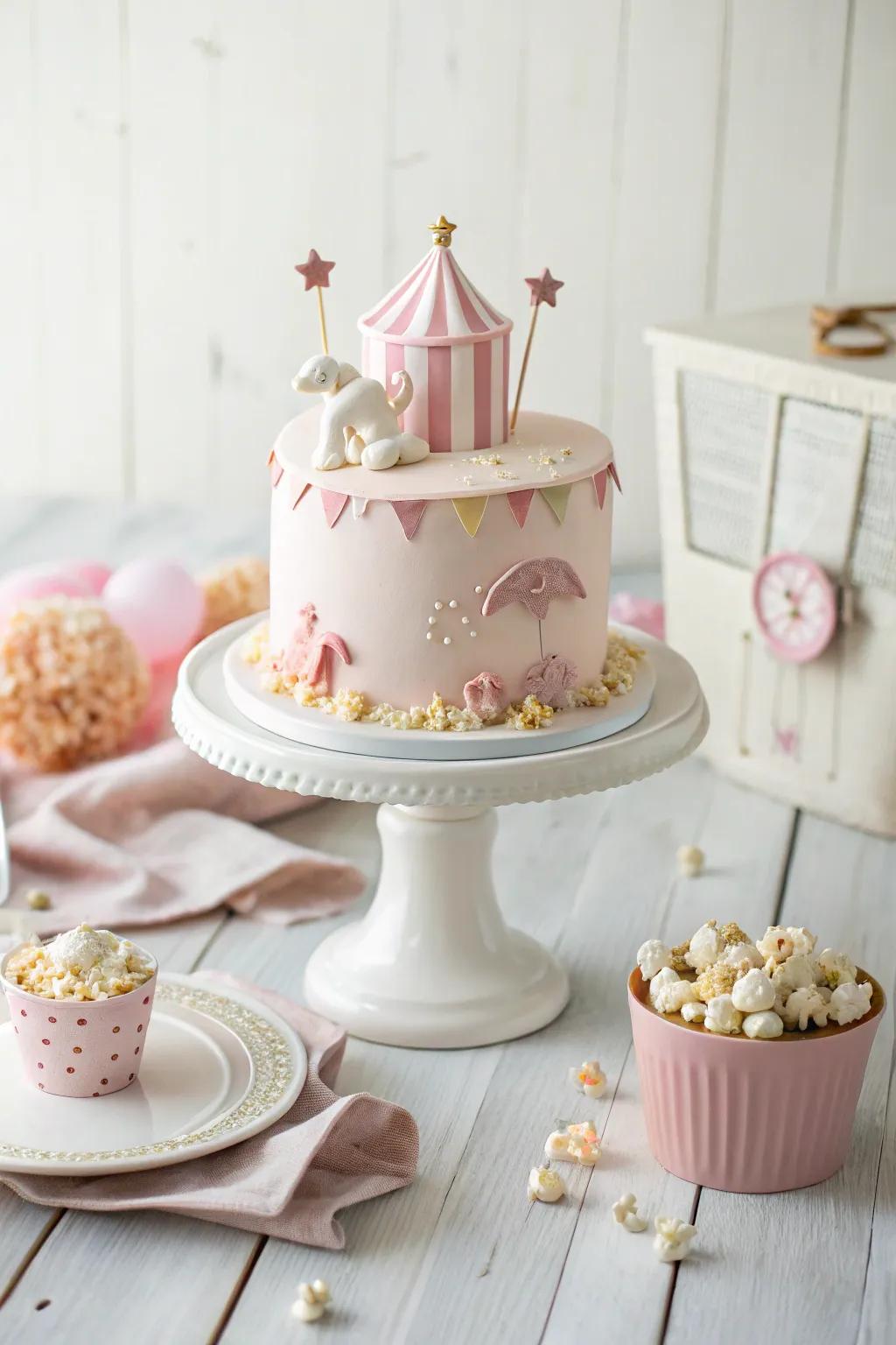 Step right up to the most charming circus-themed cake—a sweet showstopper for any festivity!