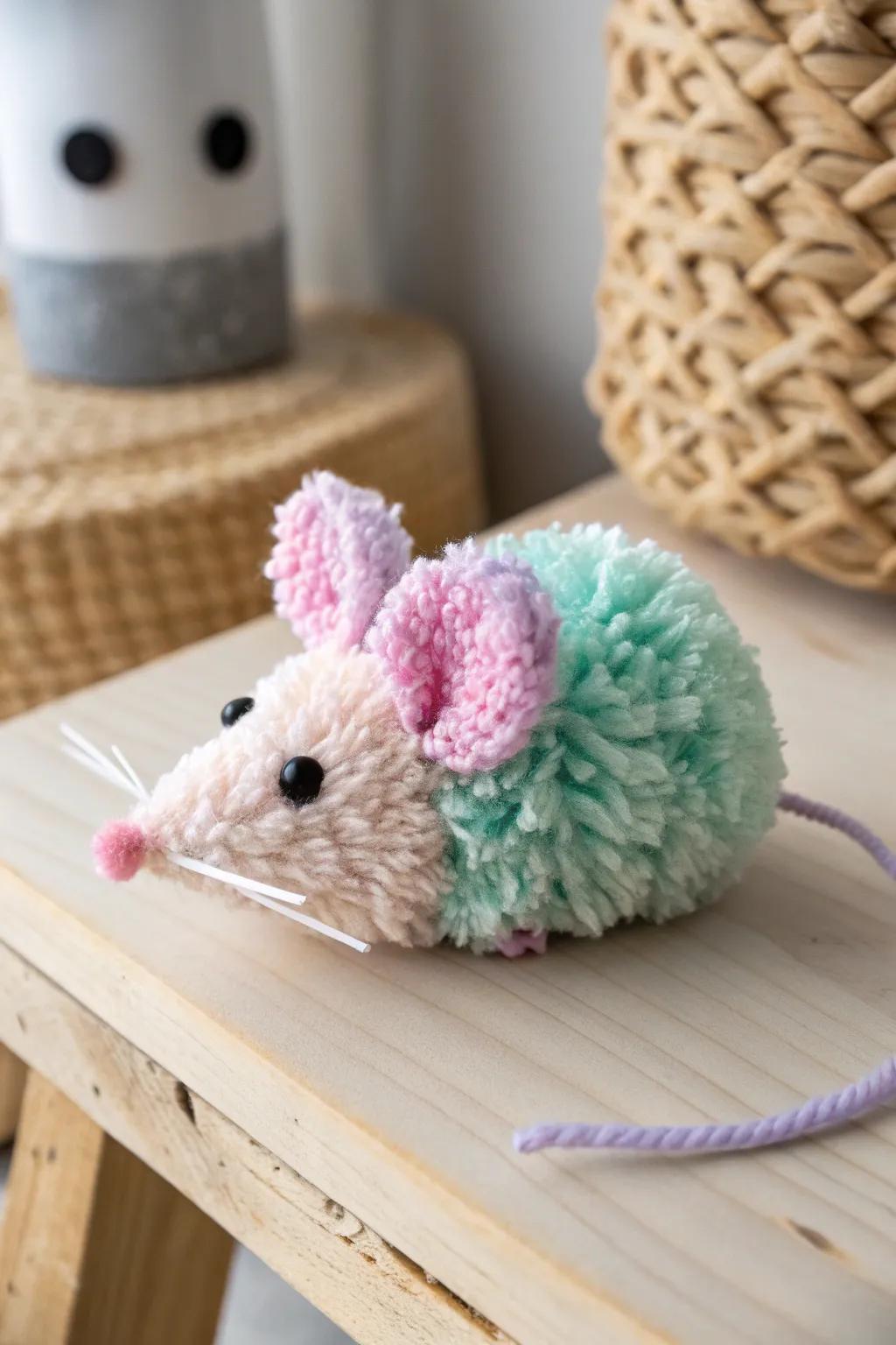 Delight your furry companion with a charming pom pom rodent plaything, crafted for endless joy and playful instances.