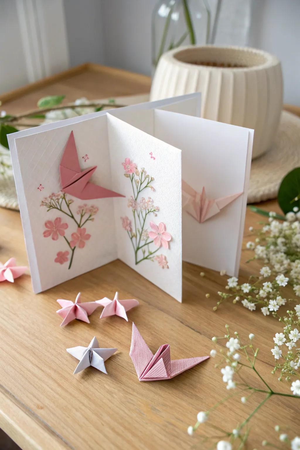 Elevate your teacher's day with a bespoke token adorned with elegant paper art highlights.