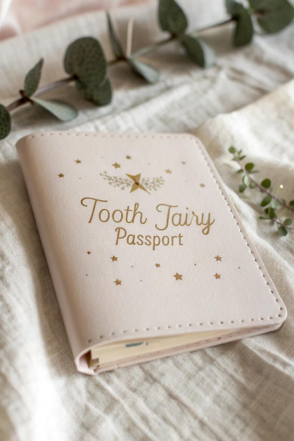 Capture the enchantment of childhood through a Tooth Fairy Travel Document, a timeless memento for each shed tooth.