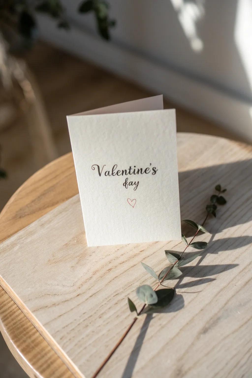 Convey your affection through understated sophistication and heartfelt poetry this Valentine's Day.