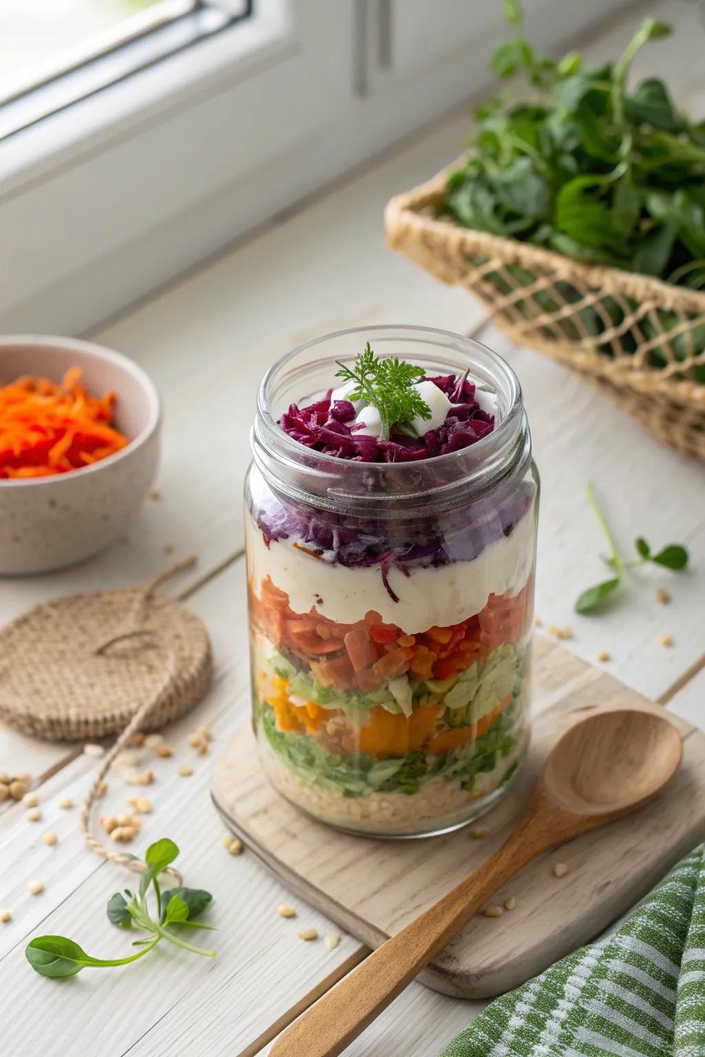 Transform your aged candle containers into stylish repast arrangement containers, introducing a touch of natural allure into your cooking area!