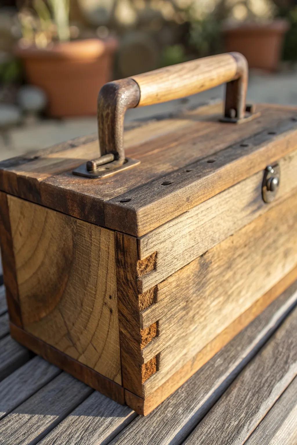 Uncover the charm of reclaimed timber grips, where history and artistry converge in each singular detail.