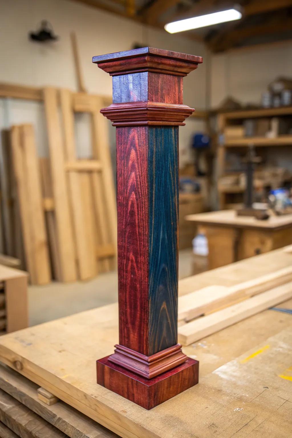 Transform your 4x4 posts into art with a bespoke paint job that speaks to your style.