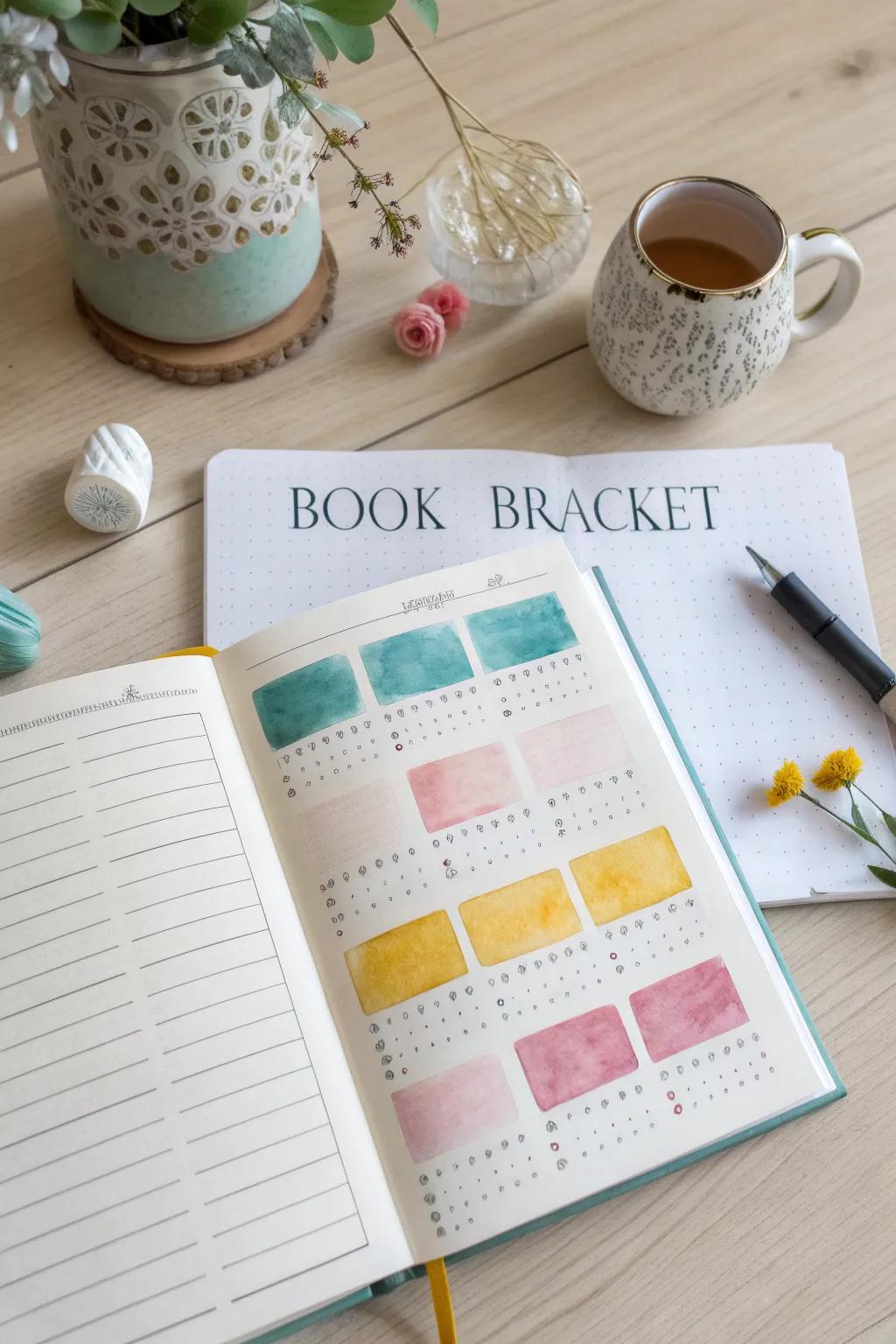 Unearth your cherished read of the annum via a magnificently crafted manuscript bracket. 📚✨ #BookTracker #MinimalistDesign #ScandiBoho