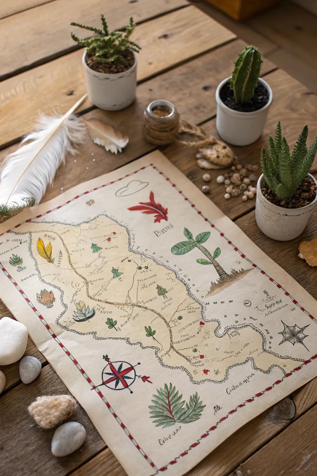 Embark on a whimsical treasure hunt adventure right at home!