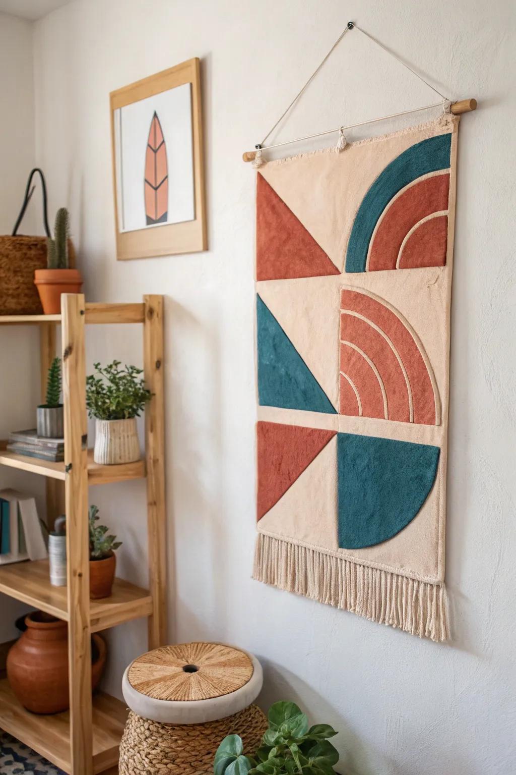 Transform your space with this striking DIY clay wall decor, where minimalism meets bold design.