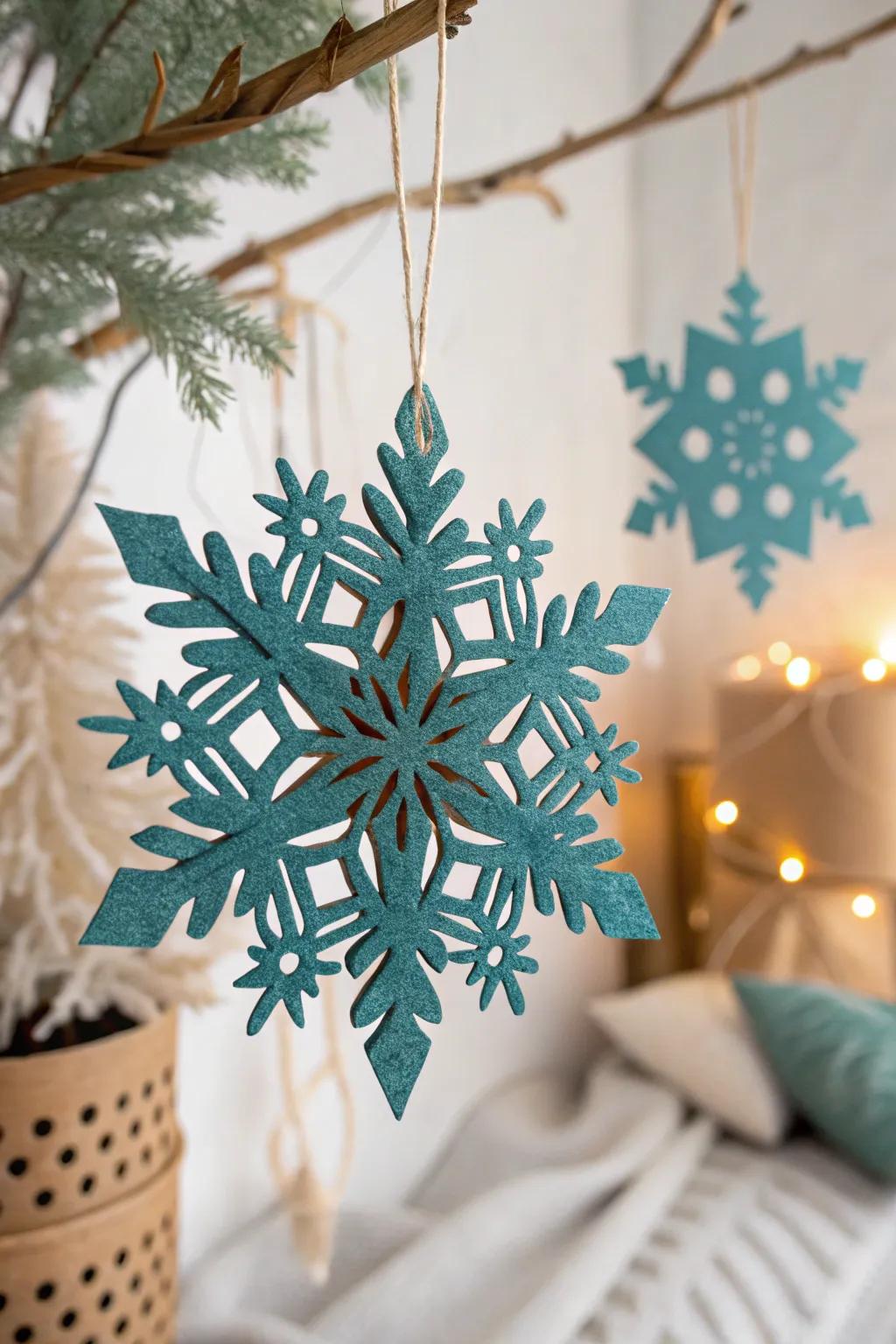 Elevate your environment through the whimsical charm of handcrafted paper artwork. Perfect for a snug, minimalist setting!