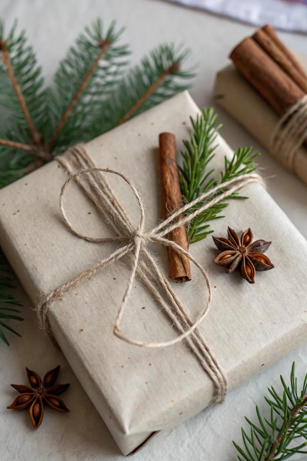 Enhance your gifting through a hint of nature and warmth. 🎁✨