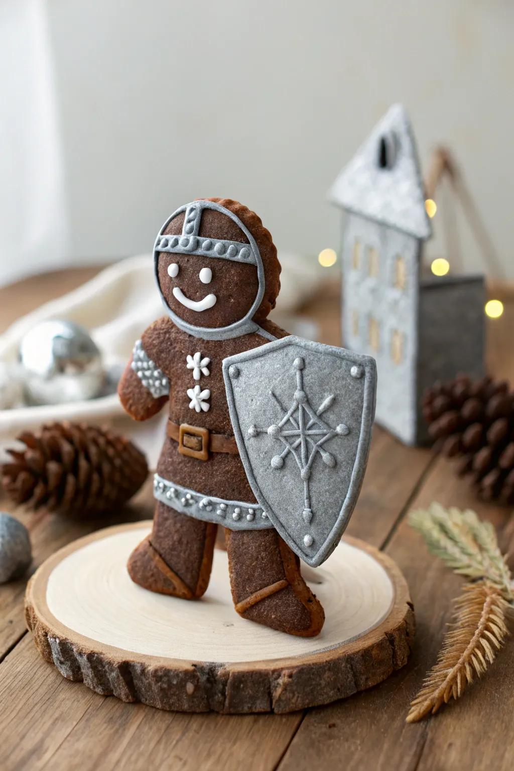 Unleash the hero in your sweetbread with this charming protector disguise!