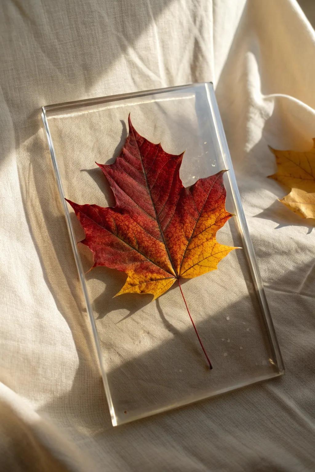 Capture the essence of autumn with a nature-inspired bookmark that invites the outdoors into your literary escape.