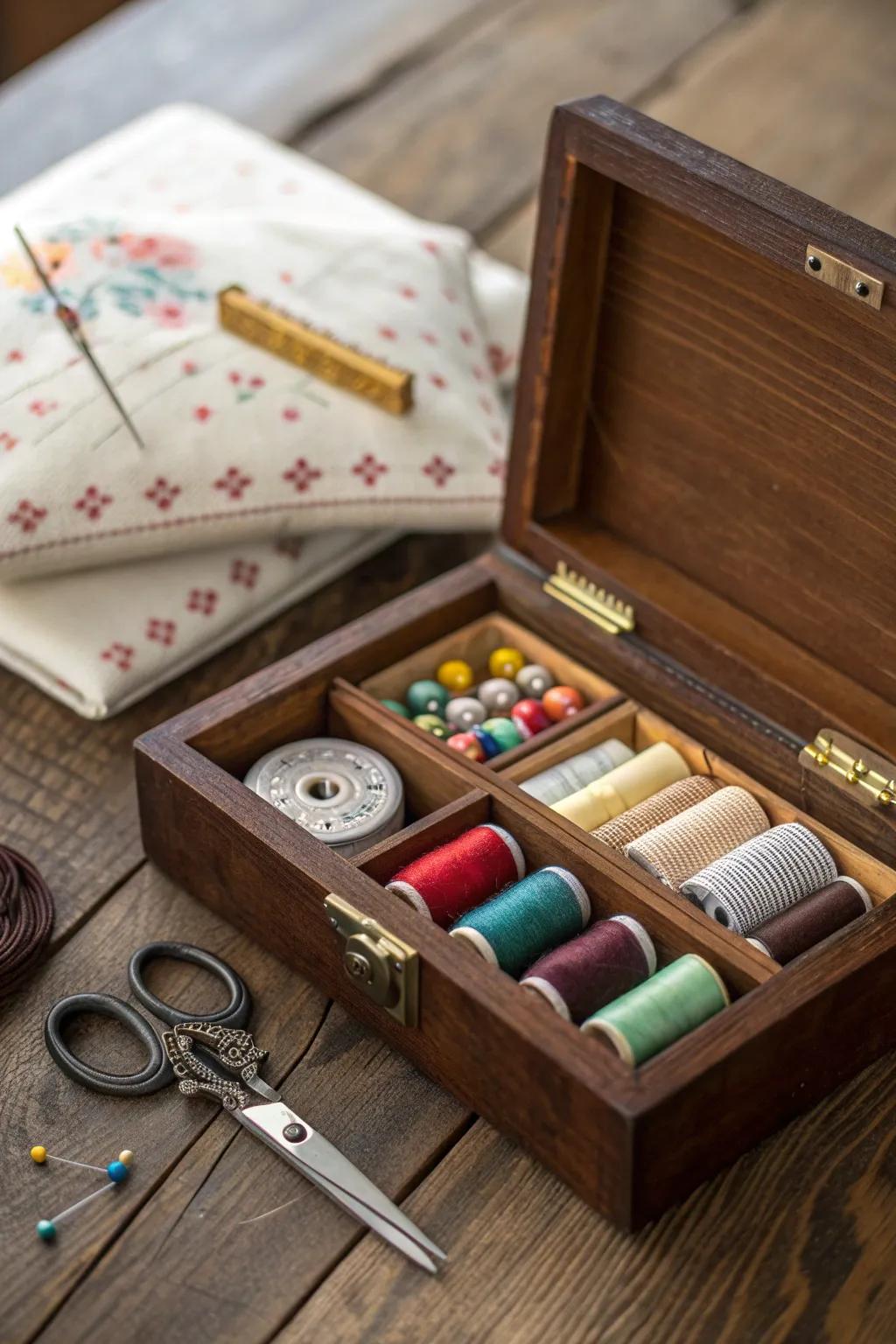 Turn tradition into utility with this DIY cigar container sewing kit—perfect for the craftsman on the go.