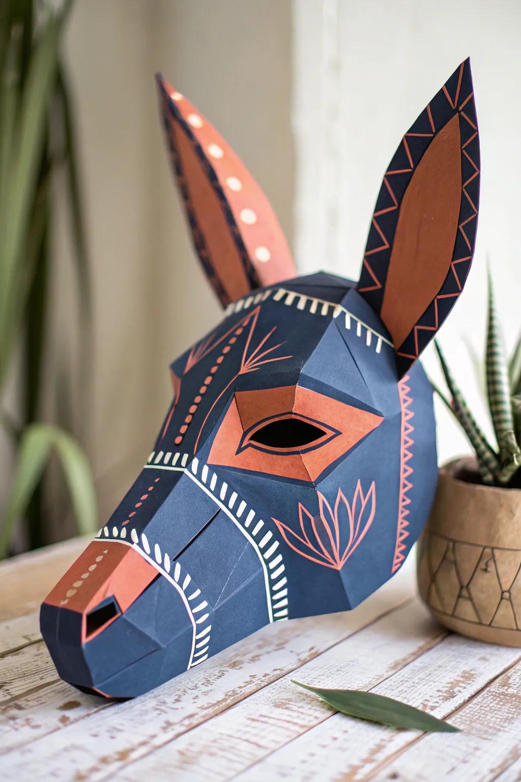 Unleash inventiveness with this captivating DIY donkey cover—impeccable for playful undertakings!