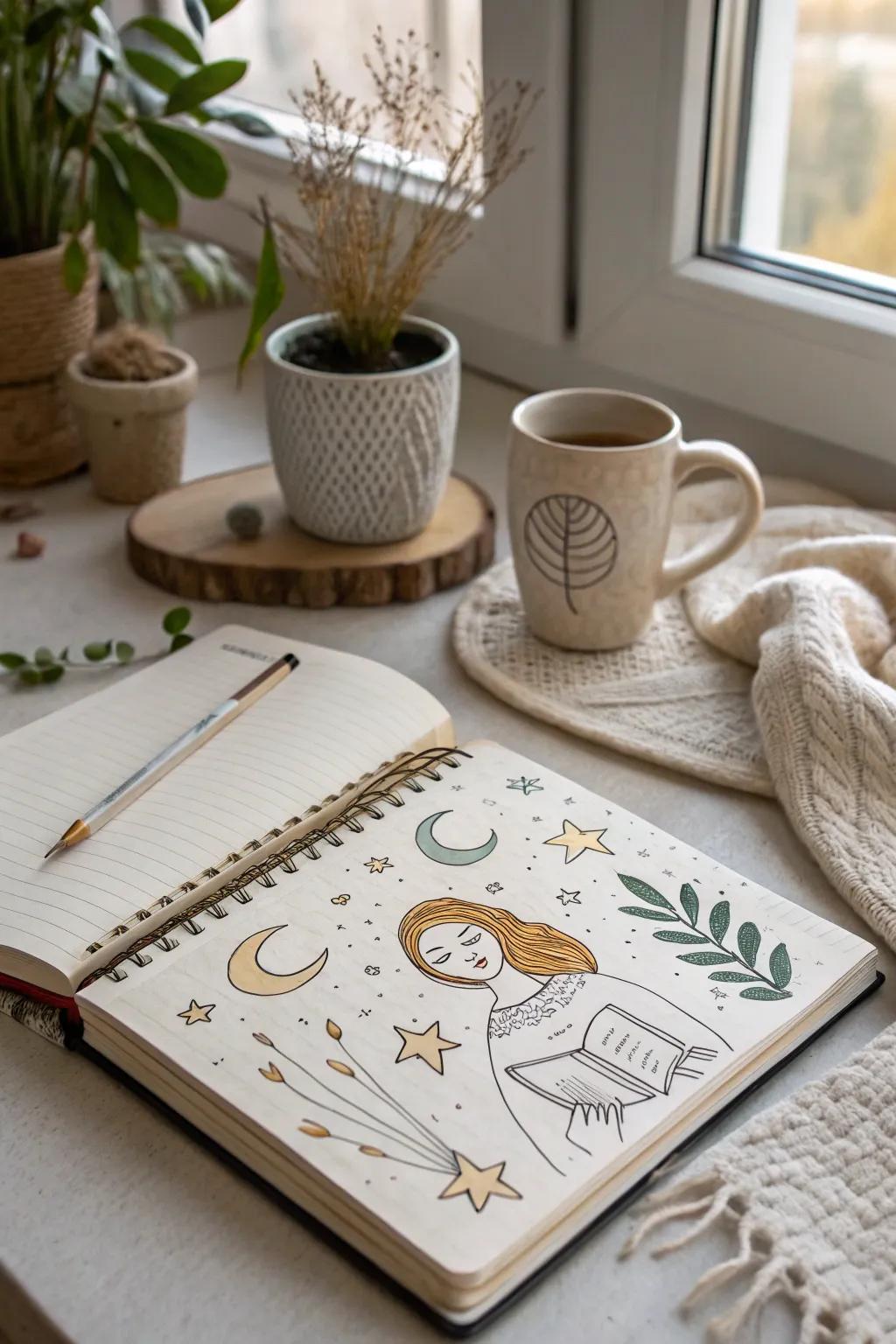 Ignite your artistic nature with a whimsical self-portrait – where ingenuity converges with craftsmanship. 🎨✨ #ScandinavianMinimalism #ArtisticExpression