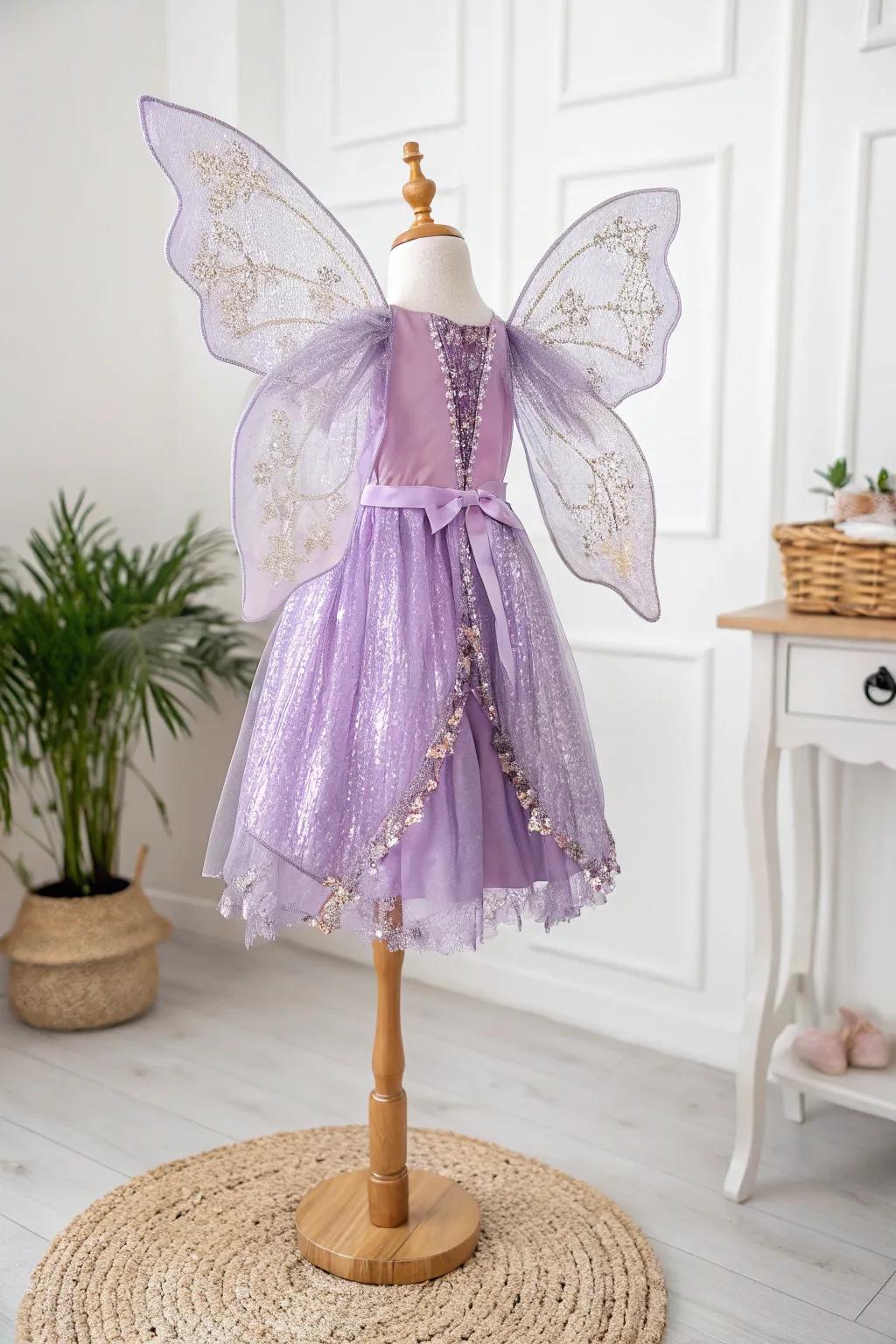 Convert into a whimsical Sugar Plum Fairy through this enchanting attire—flawless for incorporating a hint of enchantment to your celebratory wardrobe.