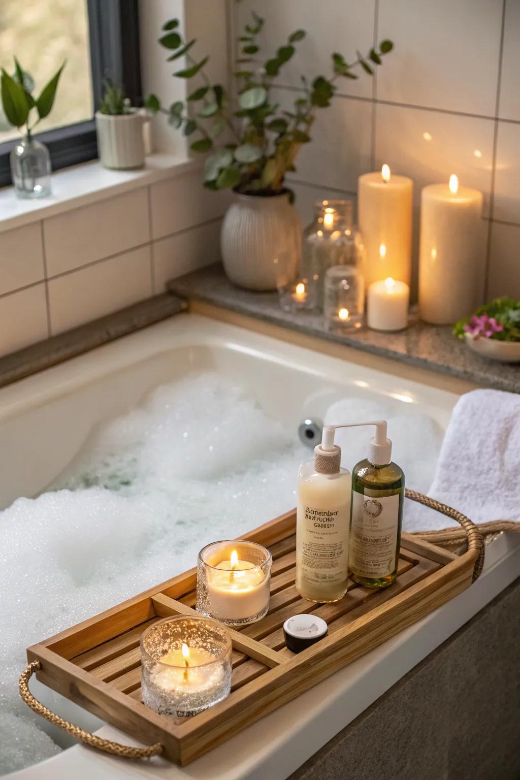Indulge in a calming home care night for deep restoration.