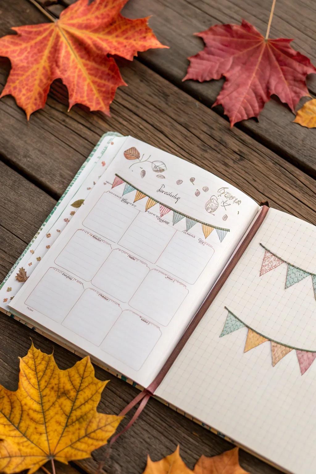 Organize your flawless autumn jamboree with style and simplicity. 🍂✨ #AutumnVibes #MinimalistPlanner