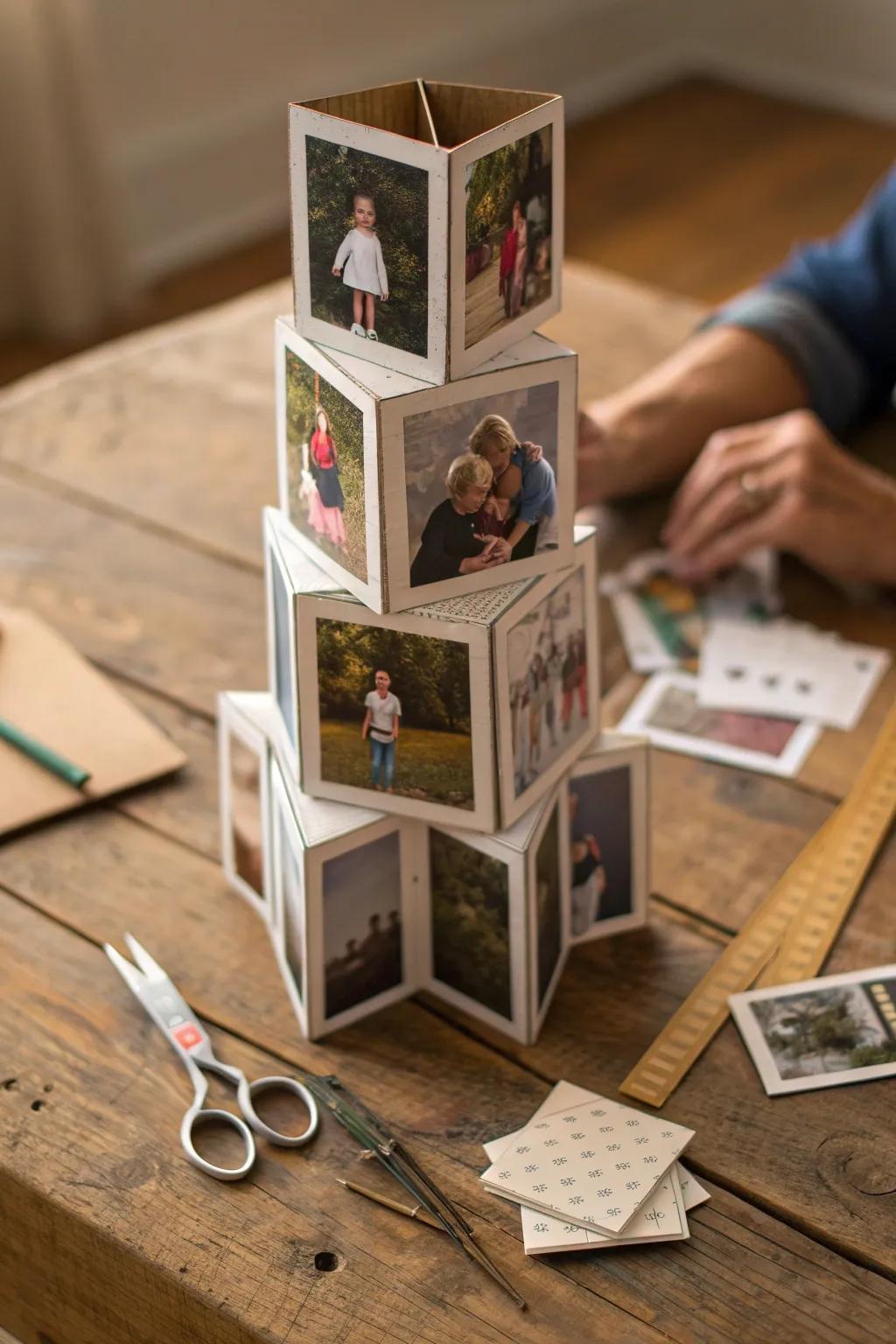Craft the flawless Father's Day gift with a personalized 3D pop-up image composition.