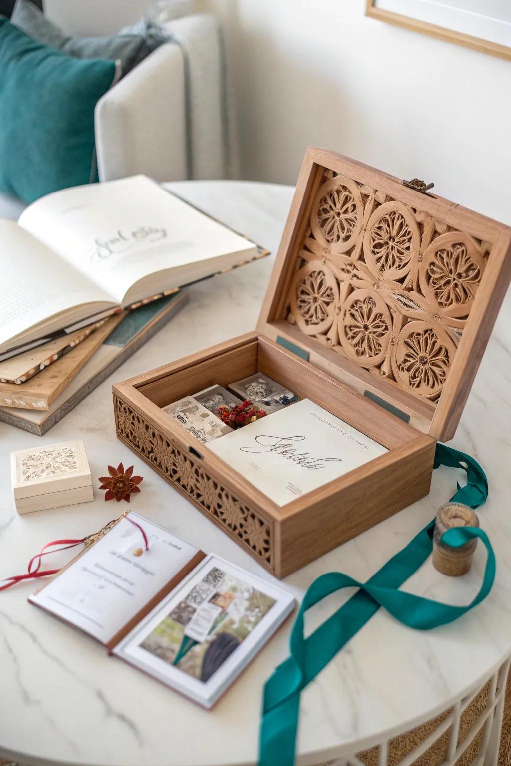 Capture cherished moments with a personalized memory chest, the perfect gift that becomes a treasured heirloom.