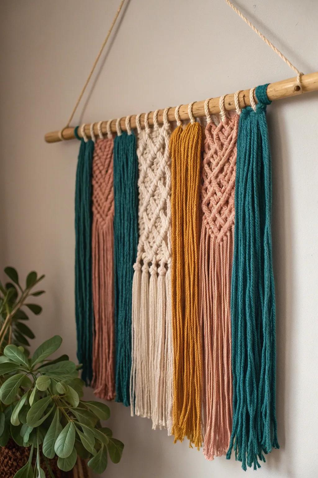 Bring warmth and texture to your space with a handcrafted fiber wall décor. Simple, stylish, and full of charm.