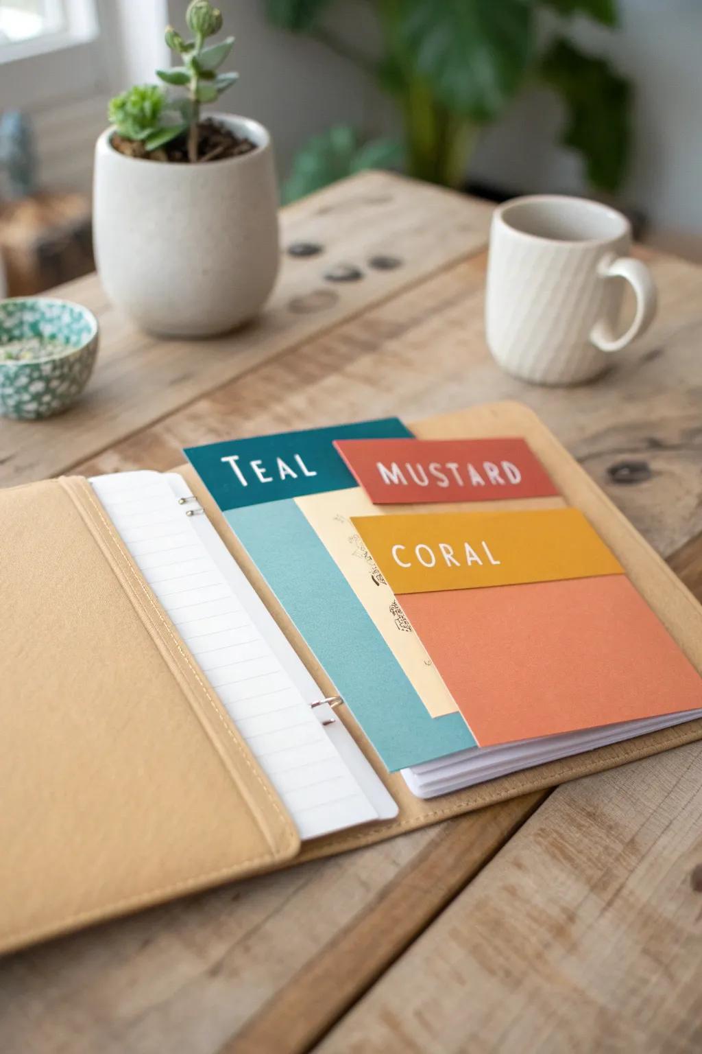Organize with style: Dive into simplicity and elegance with customizable tabs that brighten up your homework routine.