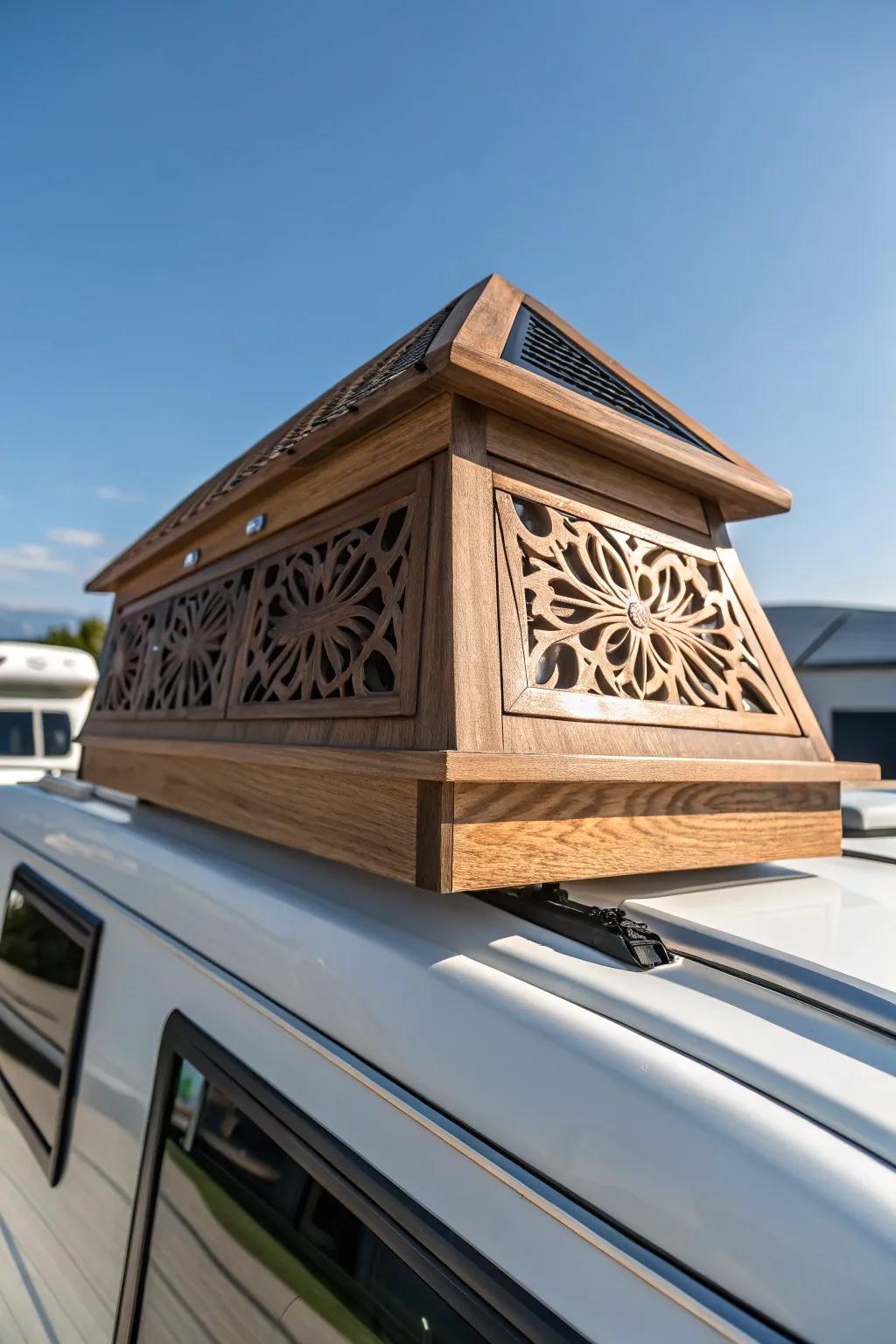 Elevate your RV's ventilation with artisanal craftsmanship.