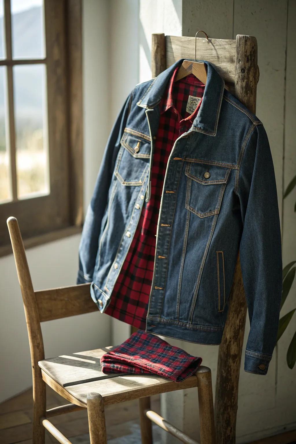Embrace the rugged allure of Dutton Ranch with a chic denim look.