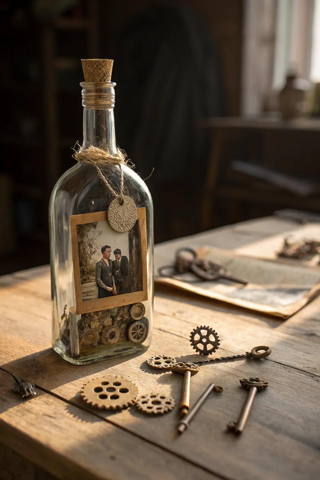 Transforming reminiscences into art: A timeless amalgamation of nostalgia and craftsmanship.