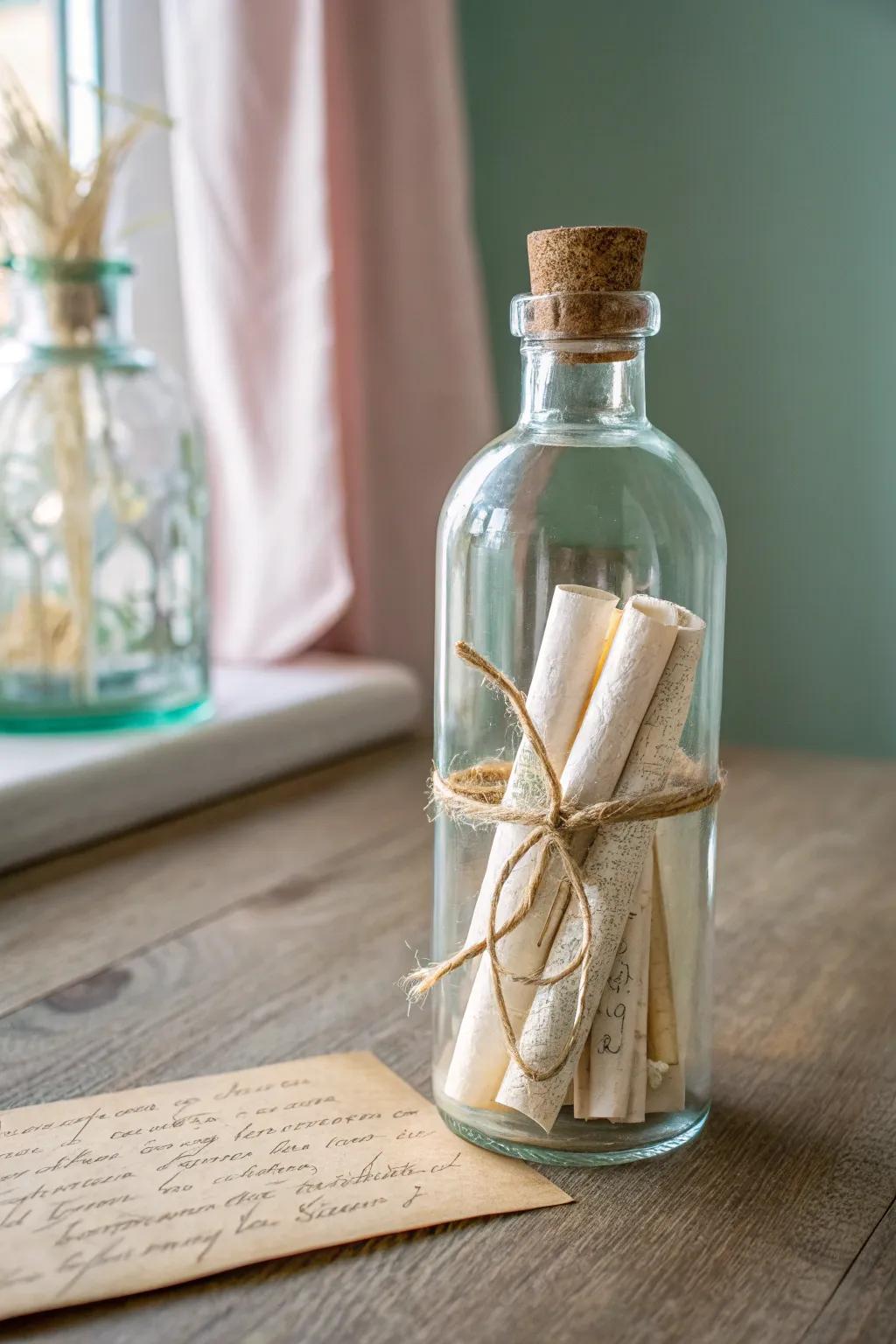 Capture life's wisdom within a container—uncomplicated, graceful, and enduring.