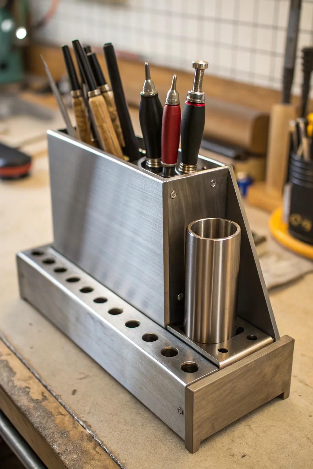 Enhance your workspace with bespoke metal fixtures – where craftsmanship meets modern style.