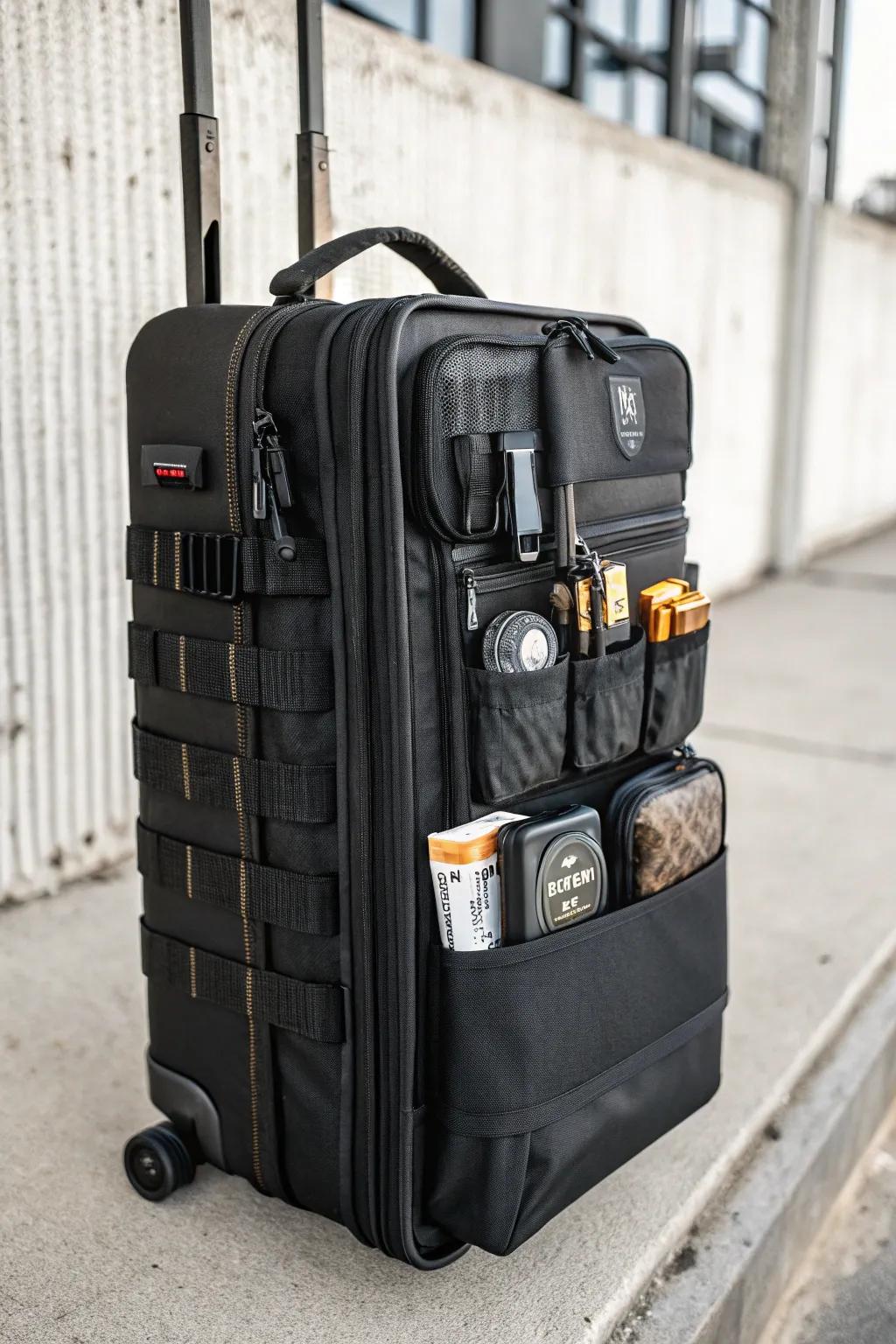 Travel Smart: Improve your journey with a personalized luggage bag.