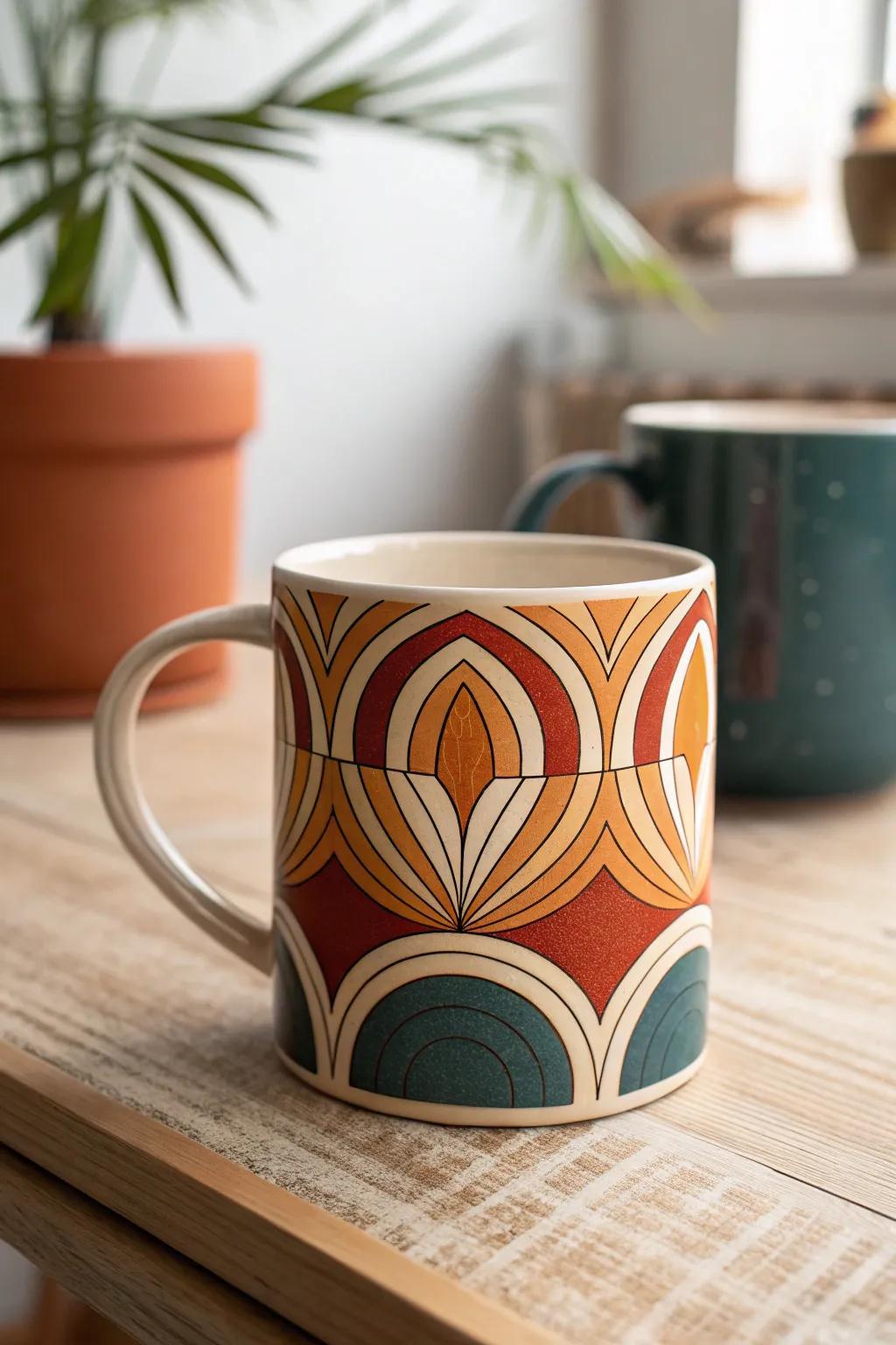 Sip in style with retro vibes - a perfect blend of nostalgia and modern minimalism.