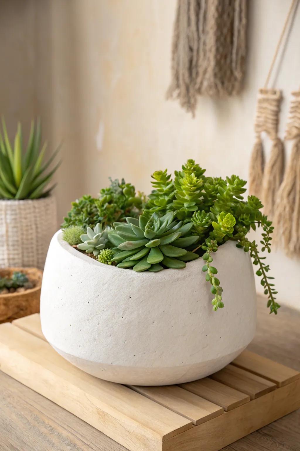 Elevate your verdure through a hint of minimalist sophistication. 🌿 #ModelingPlanters #ScandinavianStyle