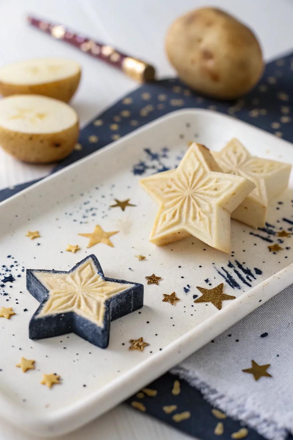 Fashion your starry night via a hint of simplicity and bold colors.