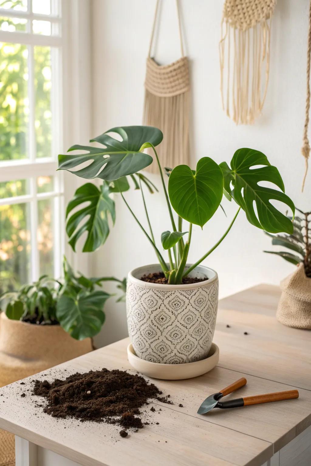 Usher the outdoors within and brighten up your wet afternoon through a hint of verdure!