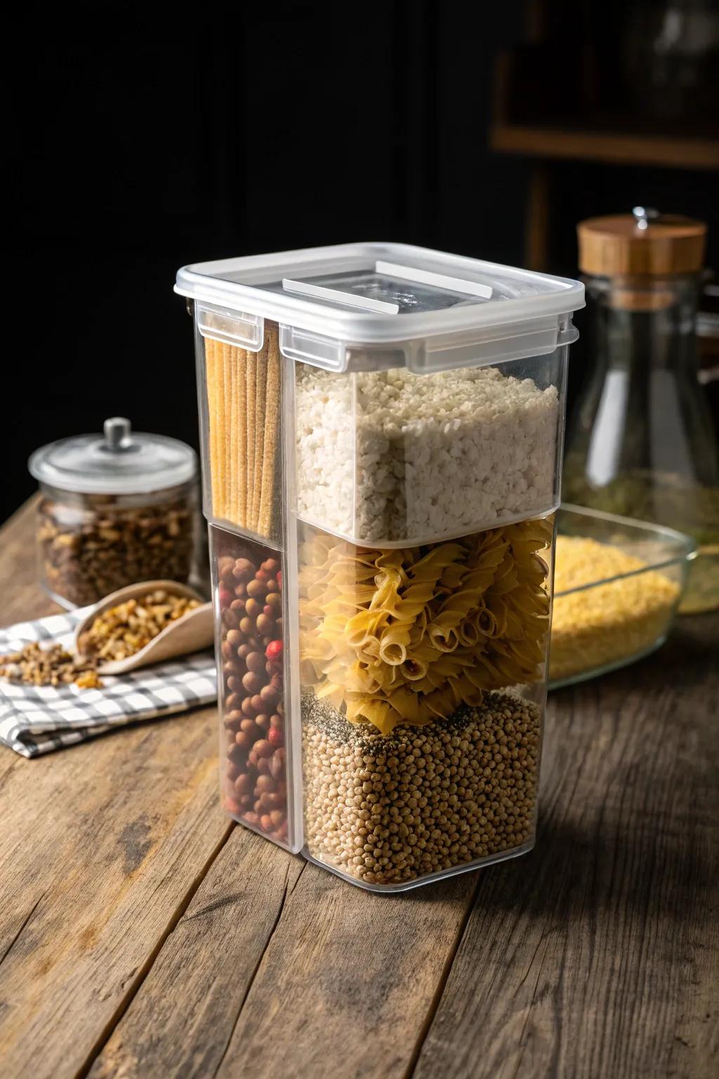 Effortless organization with clear storage solutions—see everything at a glance!