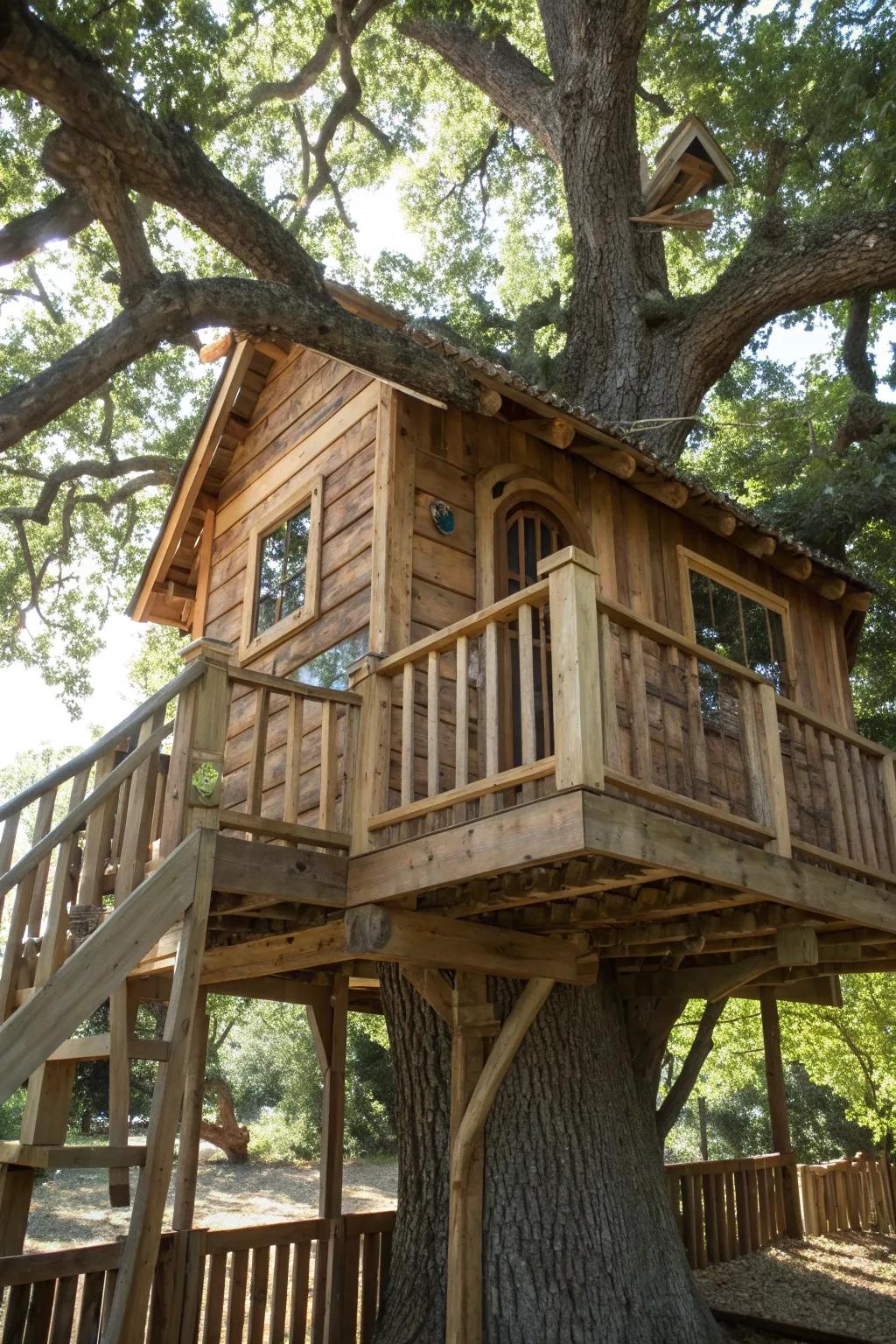 Transform scrap timber into a dream sky-high hut hideaway—where adventure meets craftsmanship.