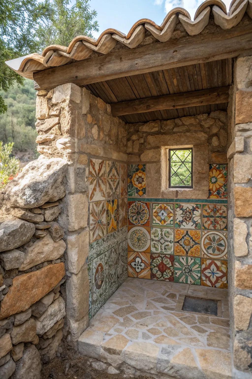 Elevate your stone structure via breathtaking tile artistry.