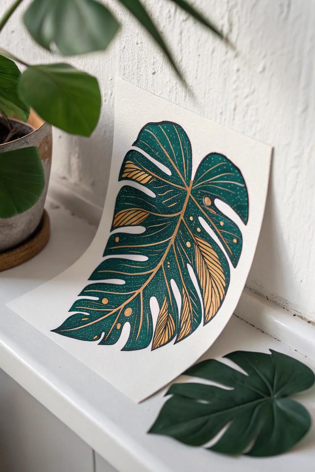 Draw nature into the residence through amazing leaf-inspired wall stickers—a fusion of minimalist attraction and bohemian fascinations.