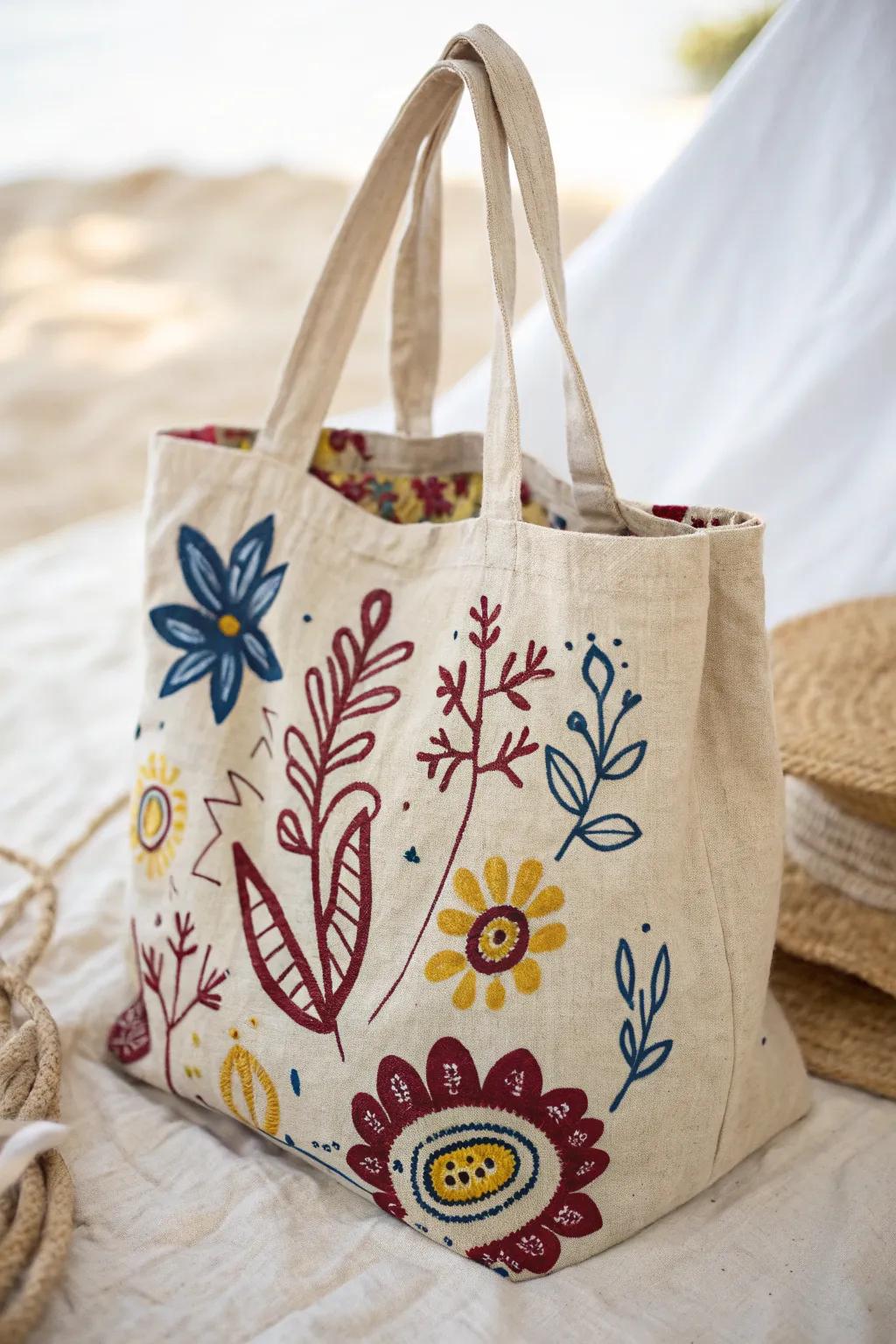 Unleash your creativity with a tote that tells a story. #DoodleDelight